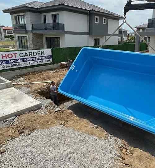 Polyester Havuz Yapimi